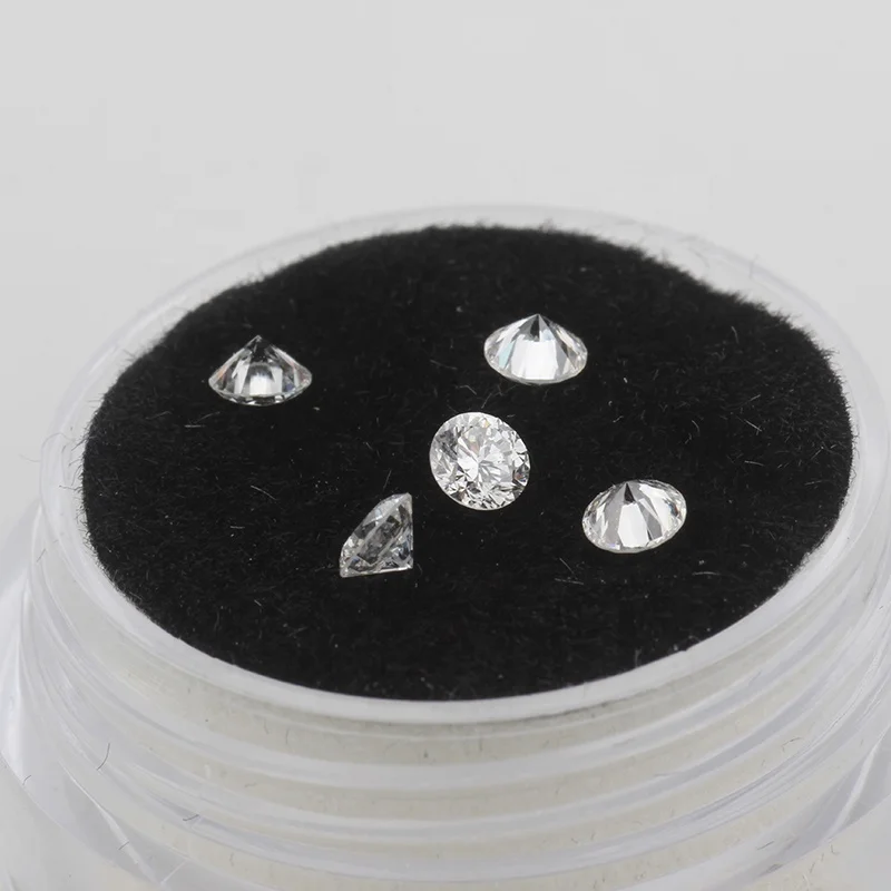 Round Brilliant Cut SI1 cvd loose diamond white loose jewel diamond cvd synthetic diamond Round Shaped Excellent Cut With IGI
