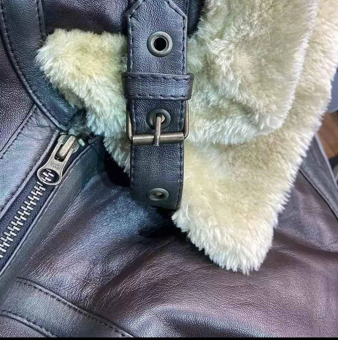 2023 Men Original Leather Jacket Top Demanding Leather Fur Jacket Simple And Casual Leather Wear Customize LOGO Label Best For P