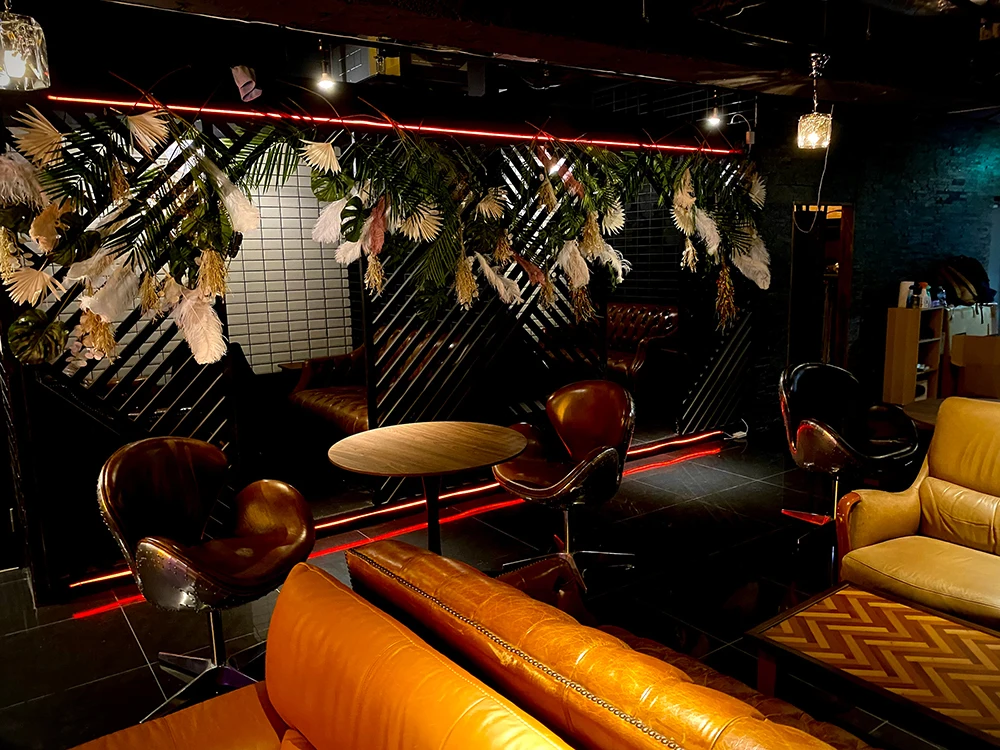 Custom High End Project Hookah Shisha Bar Furniture Lounge Hookah Cigar Bar Lounge Furniture Sofa Set