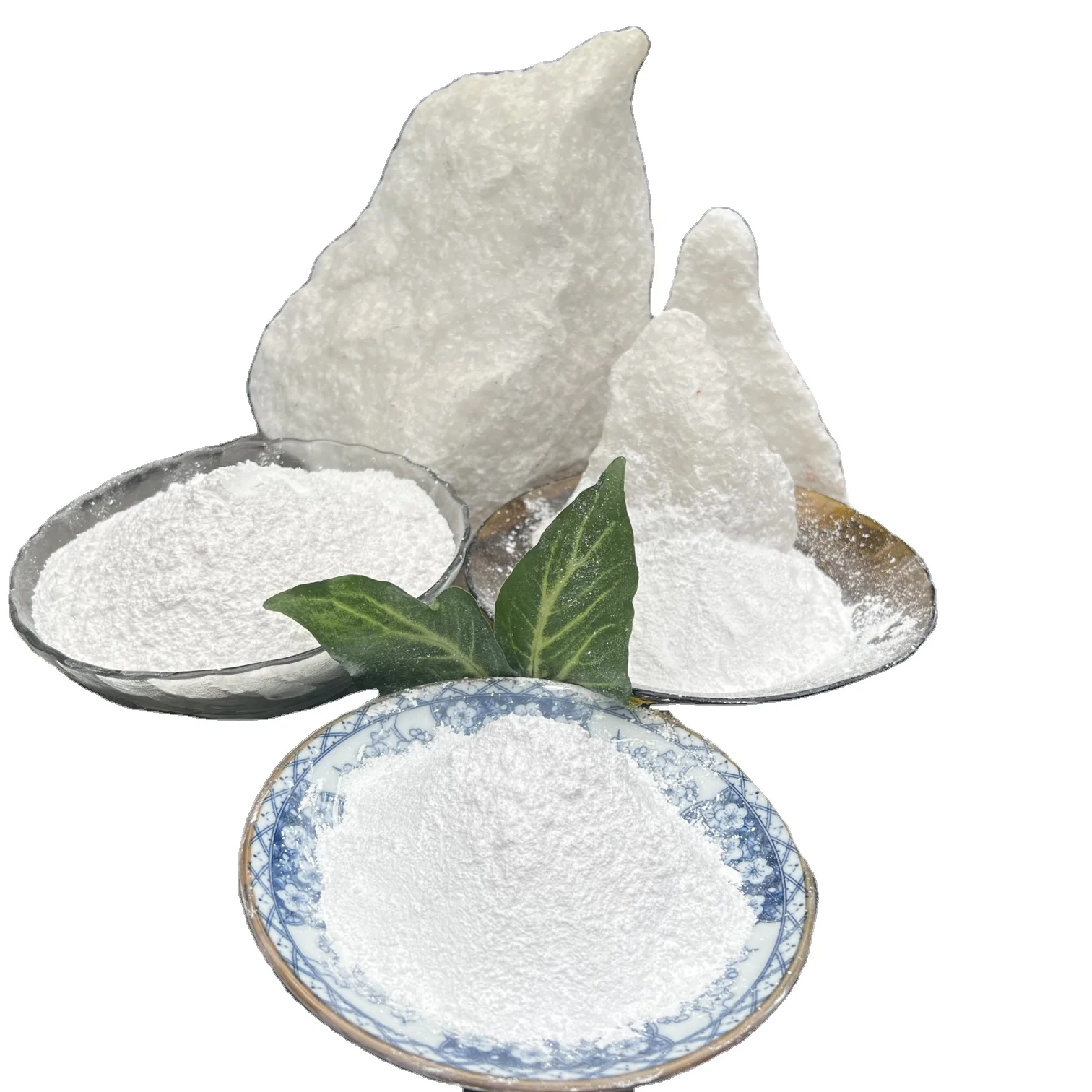 Vietnam Factory VNT7 caco3 for paint plastic paper textile use calcium carbonate production line calcium carbonate powder