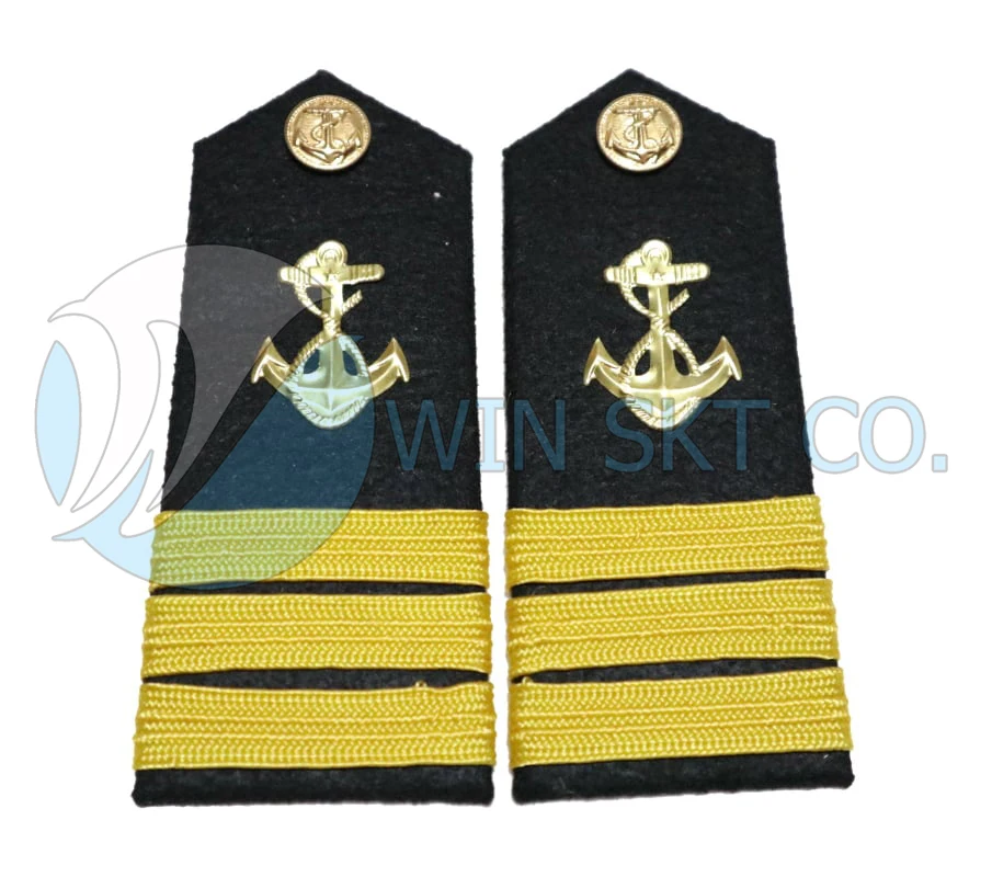 Top Selling Cheap Pilot Shoulder Ranks Suppliers of Pilot Uniform Accessories Epaulettes Made in Pakistan