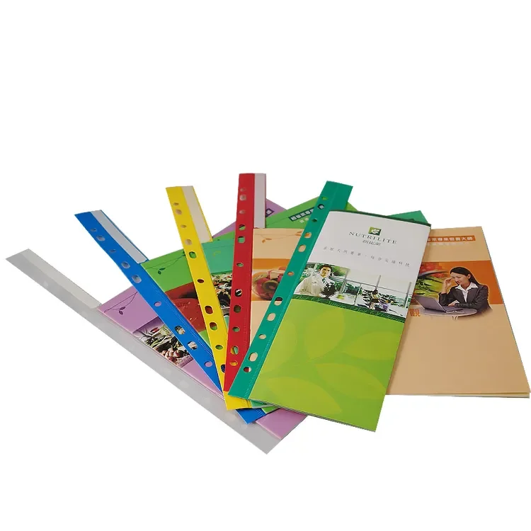 Peel-and-attach perforated filing strips