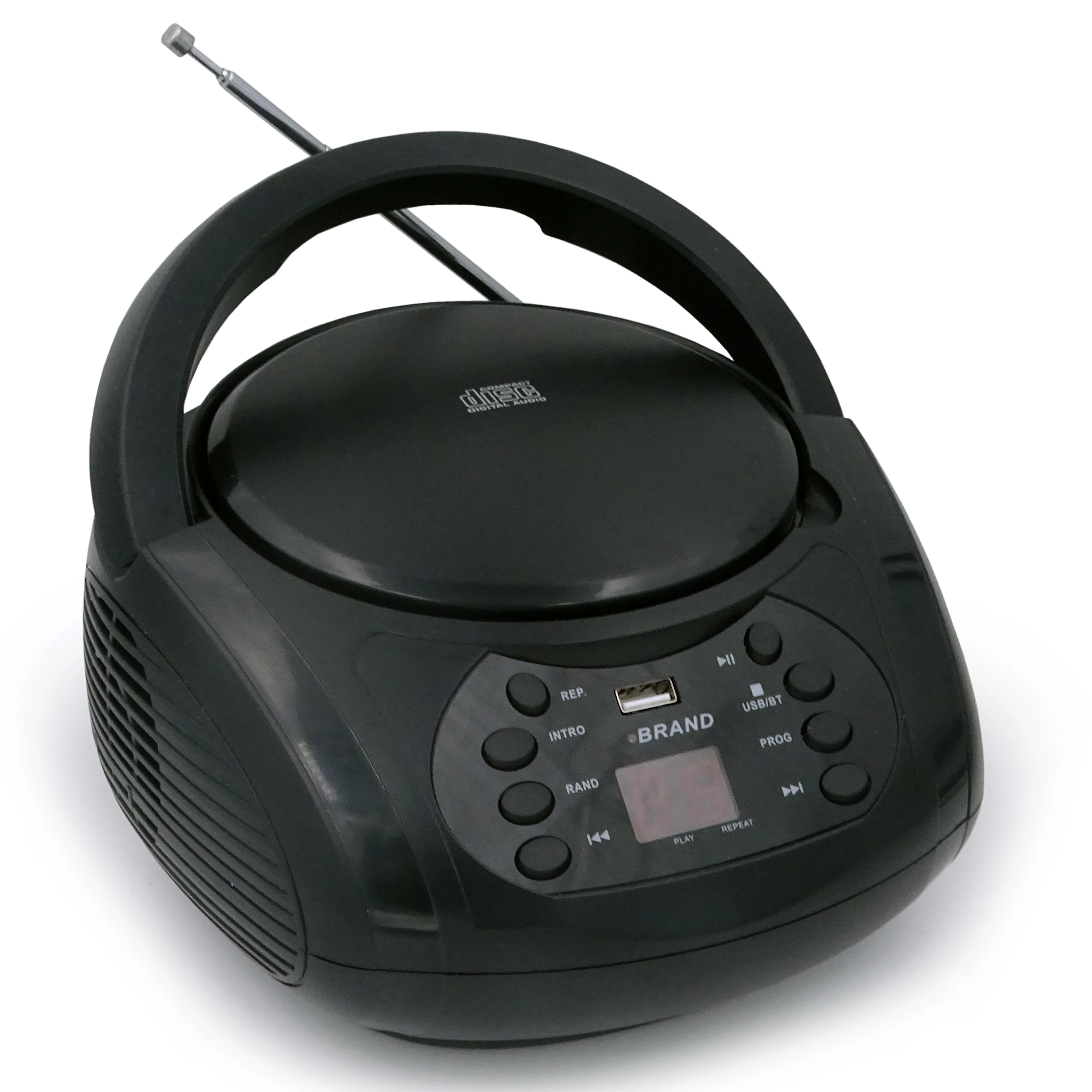 Портативный верхняя загрузка CD Boombox стерео плеер AM/FM