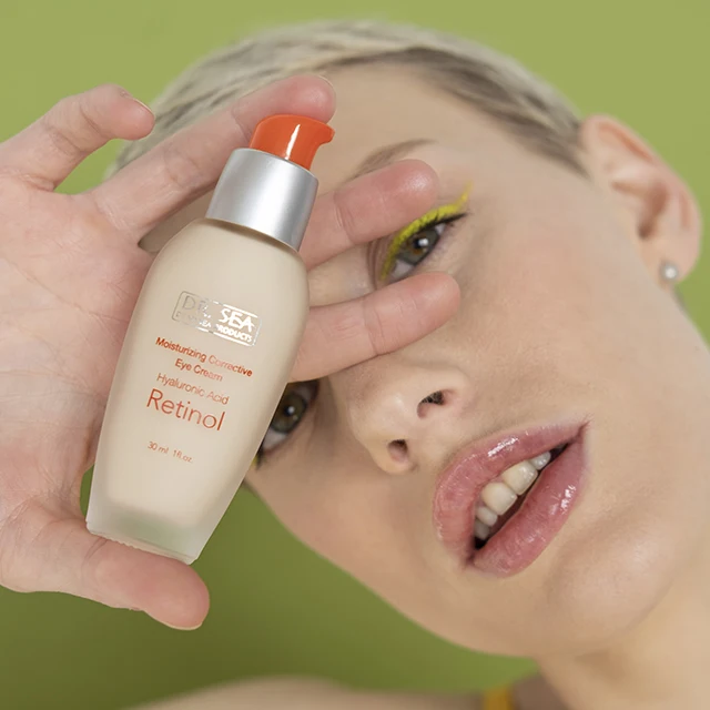 Dr.Sea Cosmetics Daily Moisturizing Corrective Eye Cream OEM Facial Serum with Retinol Hyaluronic Acid Aging Skin Private Label