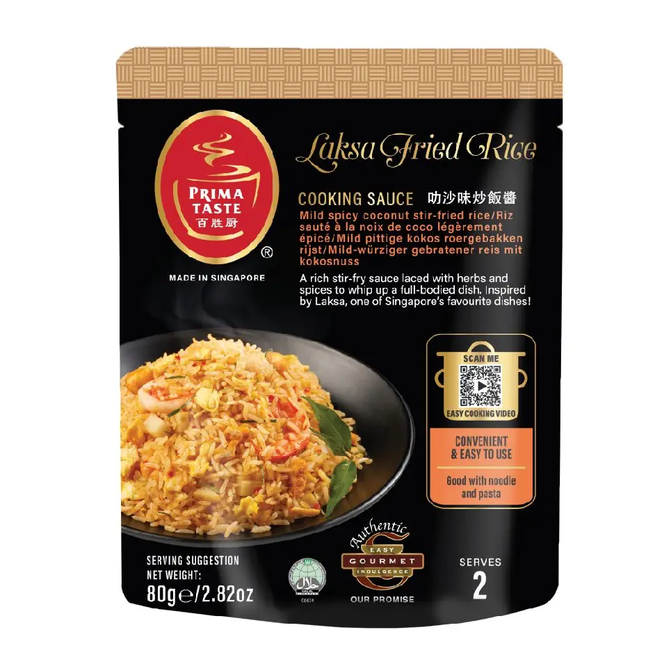 Сертификат Халяль Prima вкус кулинарные соусы Laksa жареный рис кулинарный соус насыщенный соус жаркое с добавлением зелени