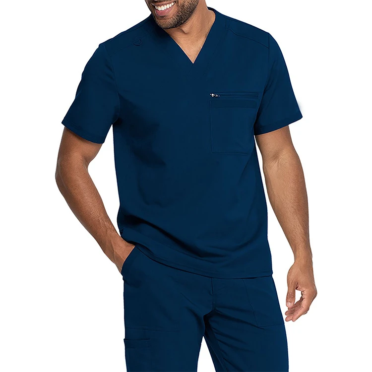 Customized Men Women Medical Spa Nursing Clinic Uniform Hospital Scrub Set Uniform 2pcs Pants Set With Custom Logo