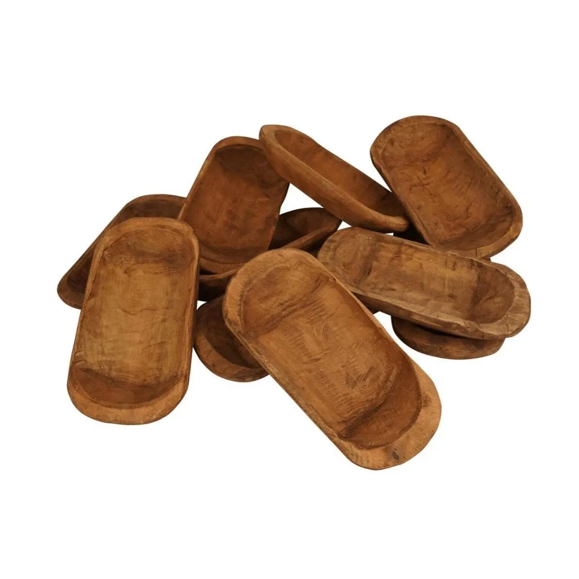 High Quality Wooden Dough Bowl Oval For Candle Making Texas State Gift Holiday Customized Bowl Vietnam Wholesale