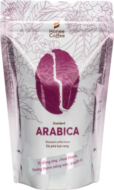 Жареная арабика кофе в зернах Honee стандартная Марка Robusta упакована пакет 250 г 500 1 кг размеров ручной работы во Вьетнаме