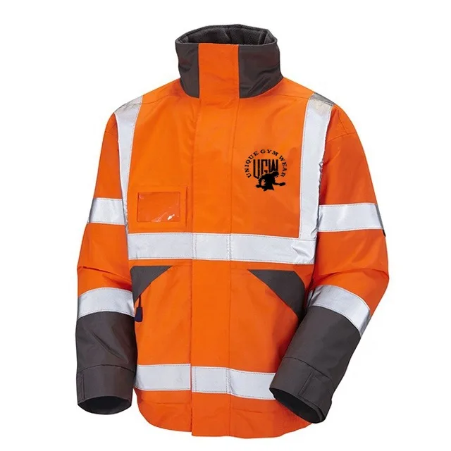 High Visibility Multipurpose Safety Jacket Men Adjustable Safety Jacket Security Visibility Reflective Safety Jacket For Men