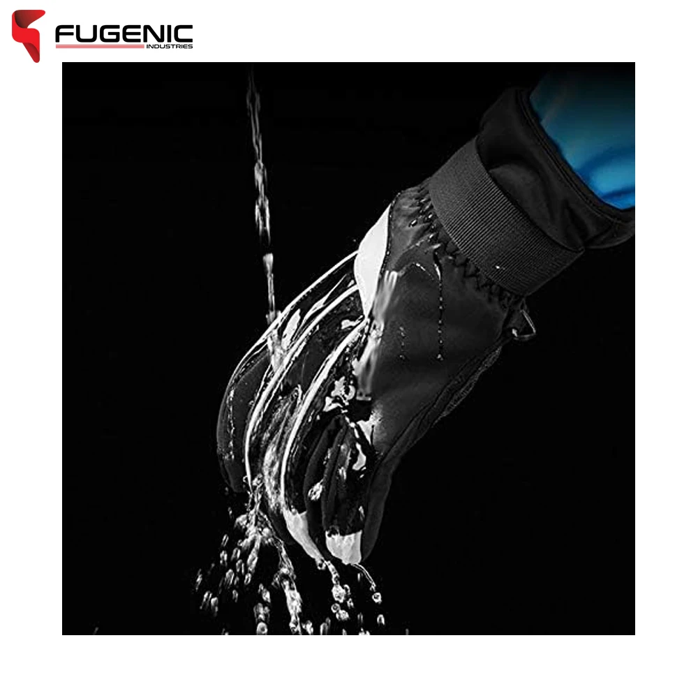 Cycling Winter Waterproof Touch Screen Bike Gloves Anti-Slip Warm Fleece Reflective Bicycle Gloves For Men BY Fugenic Industries