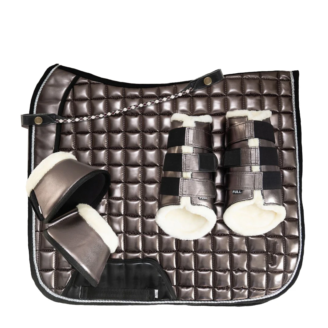 Different Design Custom Made Saddle Pads Anti-Slip Horse Riding Saddle Pads Sets OEM Breathable Low Price Saddle Pad Set