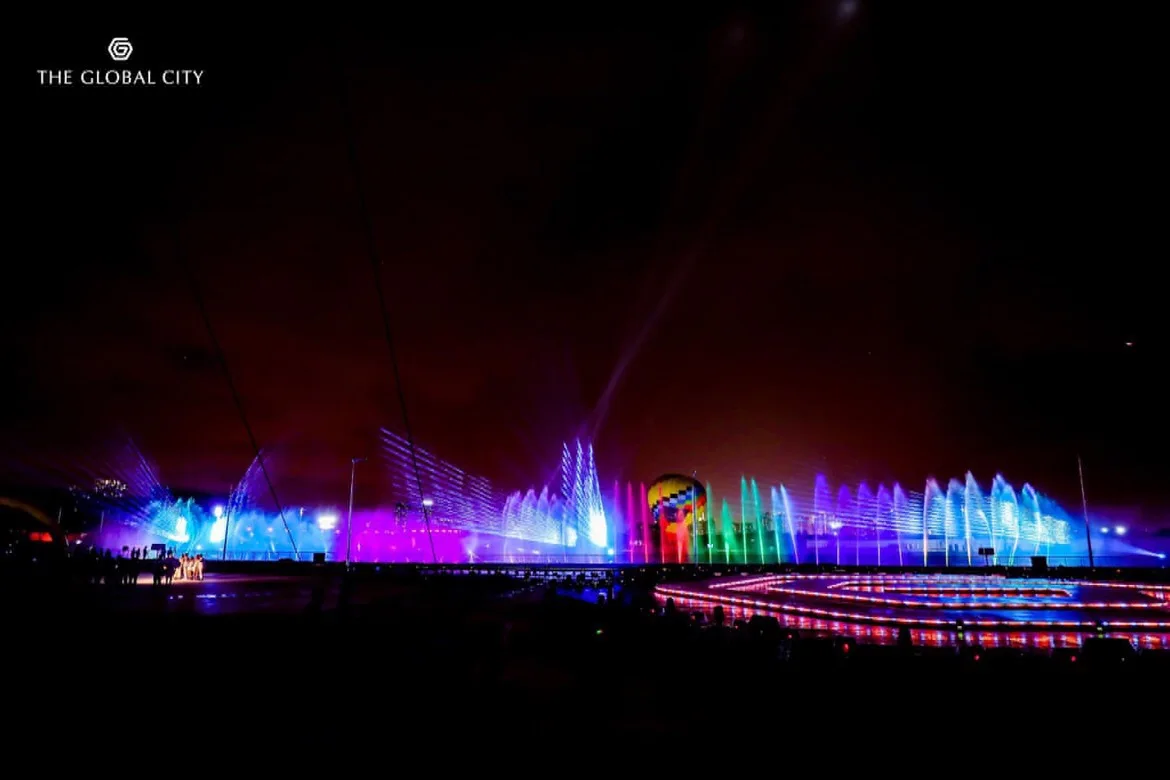 Вьетнамский танцевальный фонтан