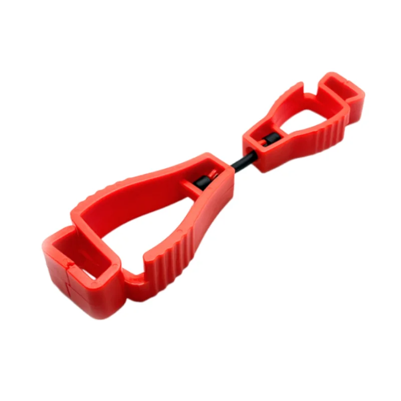 Anti-Loss Clip for Plastic Safety Work Gloves Holder Clips for Secure Glove Attachment