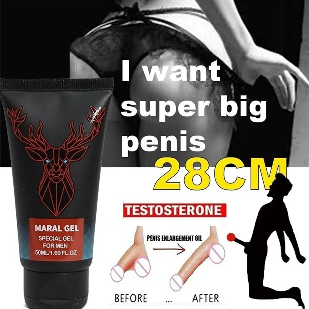 50ml Man Penis Enlargement Maral Gel Delay Male Sex Time Cream Bigger Dick Prevents Premature Ejaculation Cream Sexo Gadgets 18+