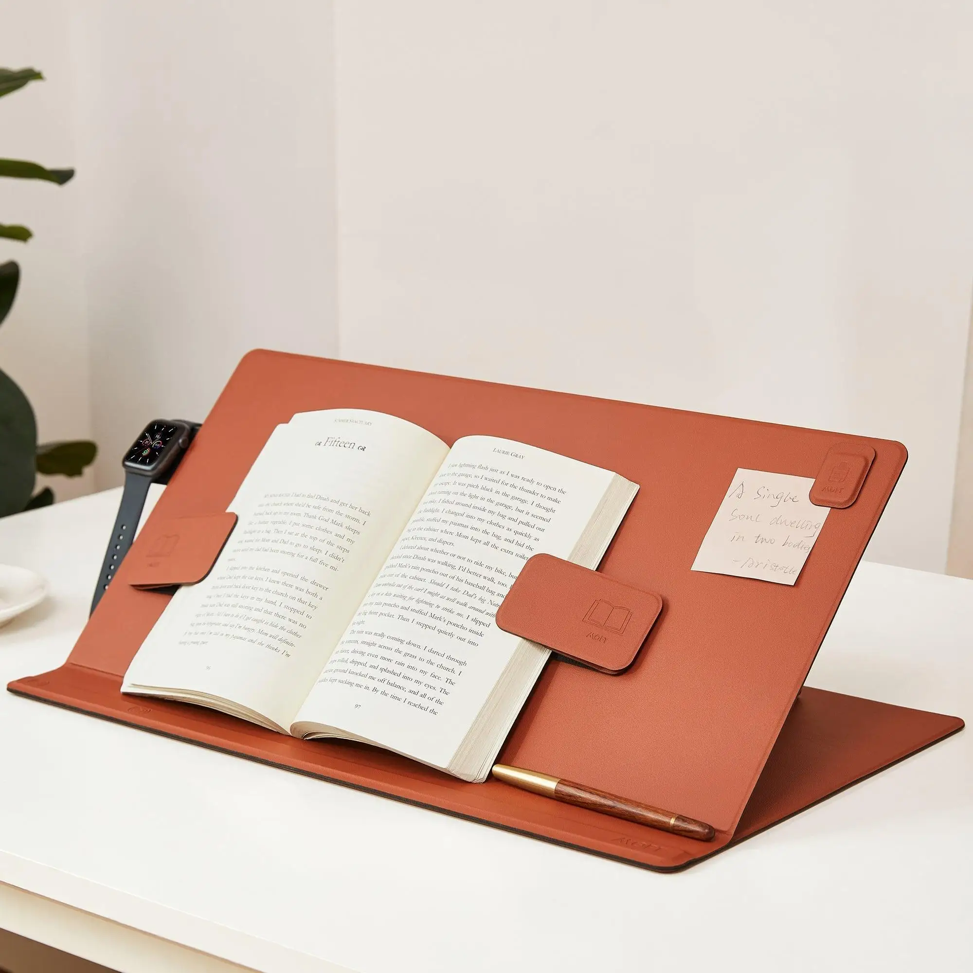 Custom Oem/Odm Multi-Angle Smart Laptop Stand Wireless Charging Mouse Pad Desk Mat