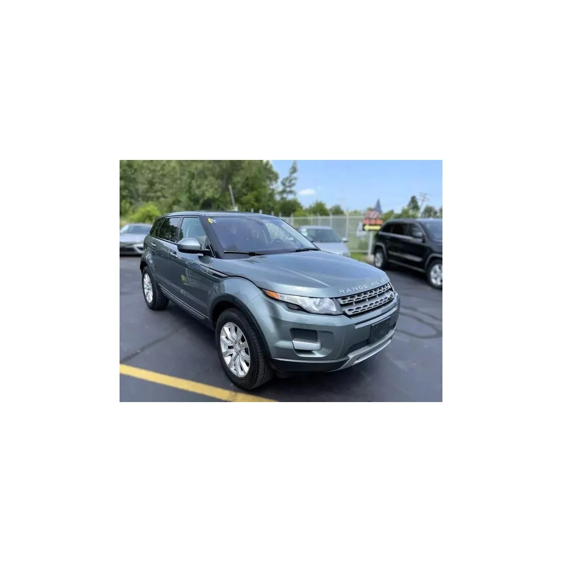 Land Rover Range спортивный внедорожник бензиновый/газовый двигатель темная кожа внутренняя Автоматическая высота доступа для легкого входа/выхода