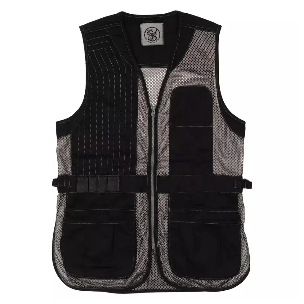 Men Fishing Camping Outwear Hunting Hiking Vest Cargo Pockets Sleeveless Mesh Flying Waistcoat Pack Jacket