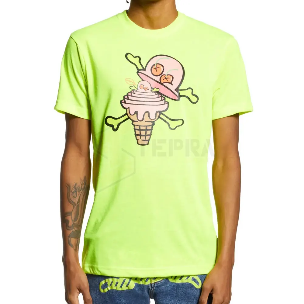 Summer High Street Casual Short Sleeve Men T shirts OEM Services Factory Made New Model Men T Shirts