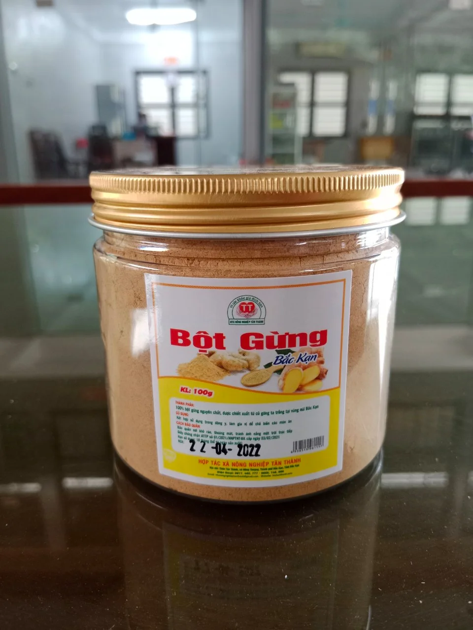 100% Purity Fresh Ginger/Dried Ginger/Ginger Extract Powder Dried Ginger Powder Glass Bottle 200g