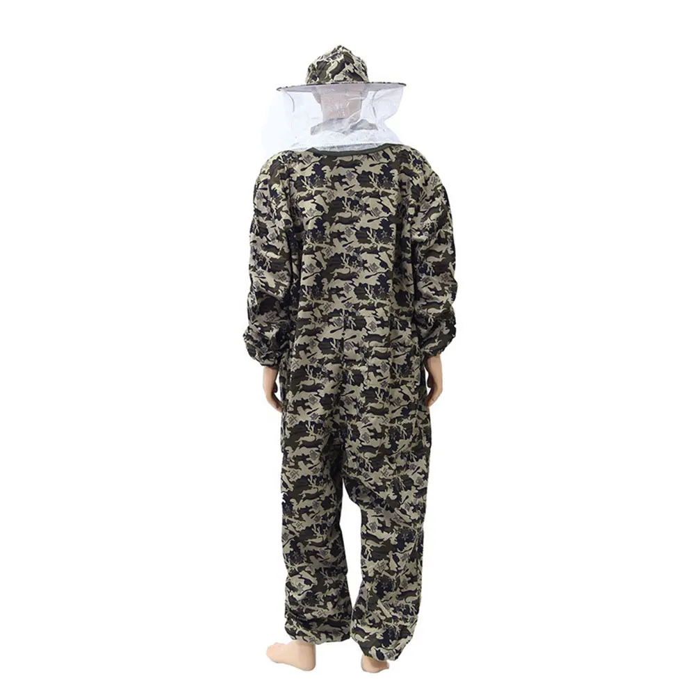 Professional One-piece Beekeeping keeper Suit Outfit Full Protection Bee Ventilated Beekeeping Suit