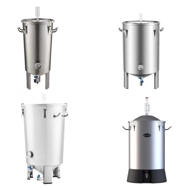 Ферментер бак 20L/28L/30L/62L нержавеющая сталь 304 Металл дома пивоваренное оборудование для ферментации конический ферментатор пива пивоваренный бак
