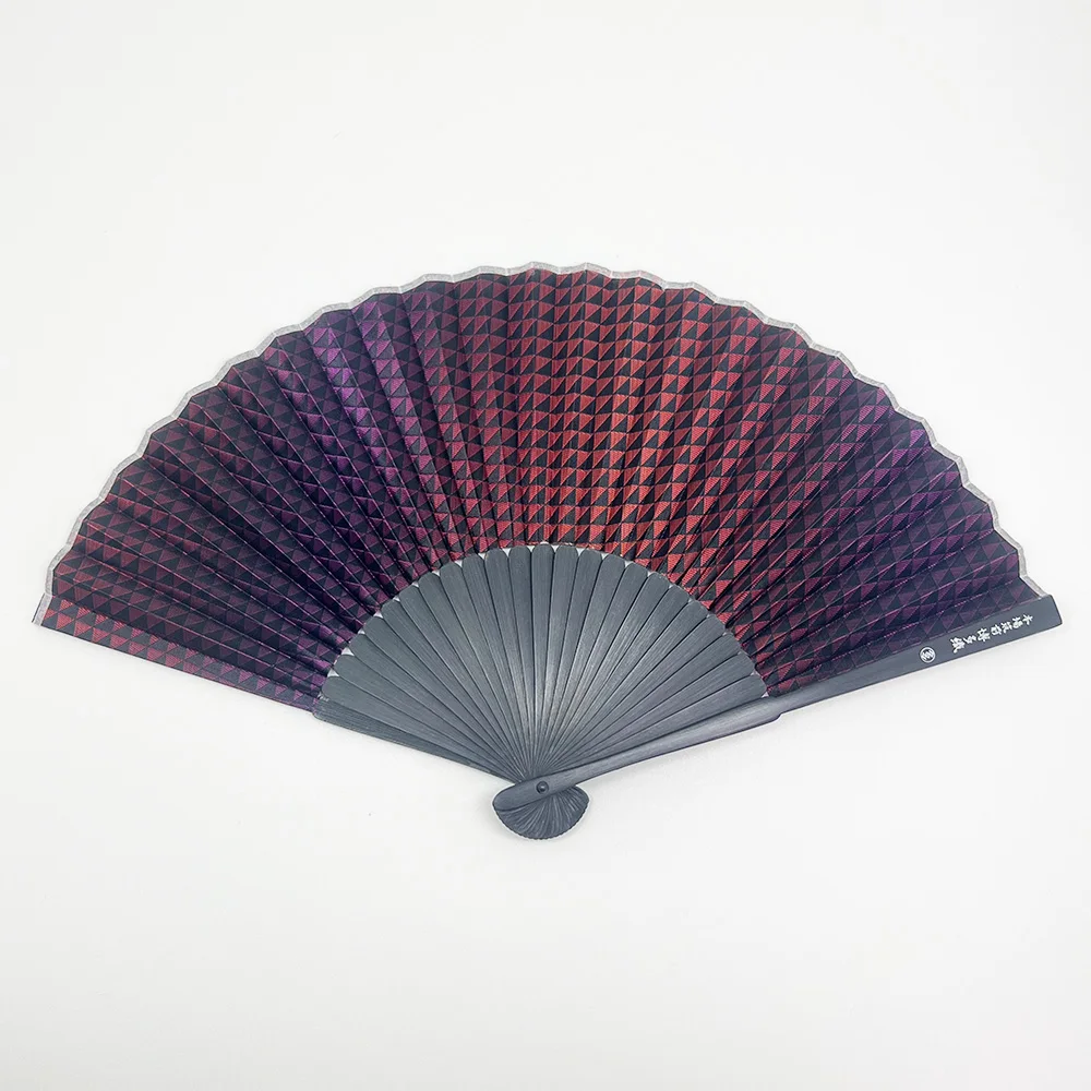 Arrangement available/folding fan bamboo crafts Japanese fabric souvenir sample available business gift