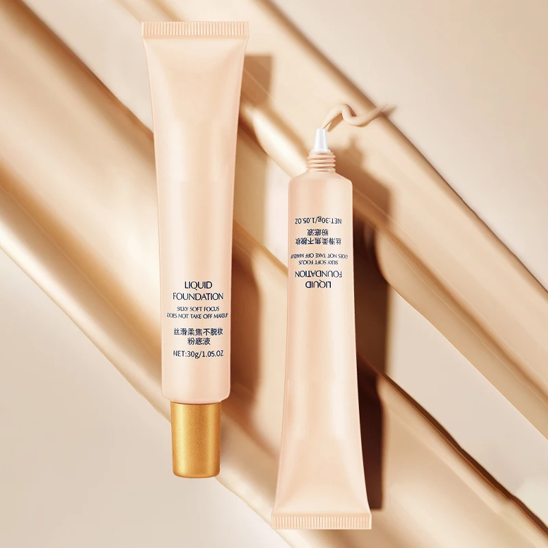 Guangzhou Foundation Supplier Custom Hd Makeup Long Wear Serum Based Foundation Private Label Matte Foundation For Oily Skin