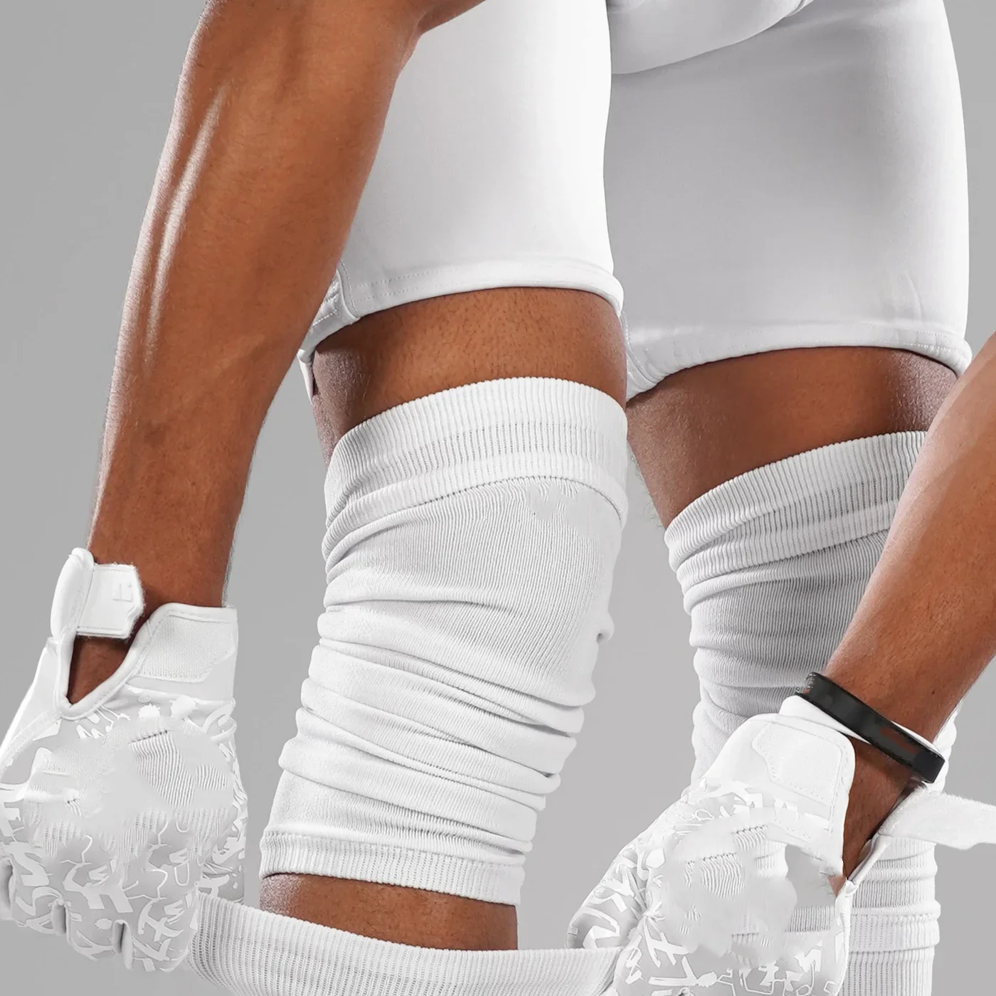 Custom Baseball Rugby Calf Compression Knee Sleeve Basketball Football Scrunch Leg Sleeves Soccer Socks