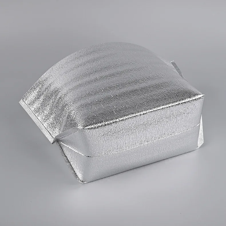 Thermal bag portable folding EPE Disposable insulated bag food delivery aluminum foil cooler bags for seafood