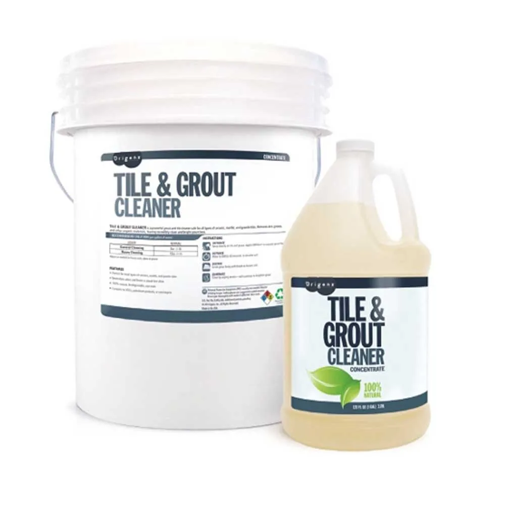 USA Made Origenz Natural Tile and Grout Cleaner Powerful Safe for All Types of Ceramic Marble & Granite Tiles