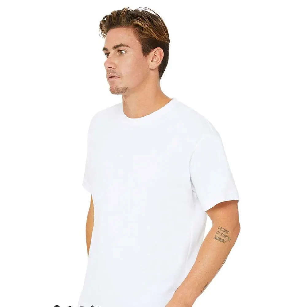 Custom Logo 6 oz Heavyweight Tee Unisex Fitted Cotton Drop Shoulder Streetwear Breathable Fitted Unisex T-Shirt