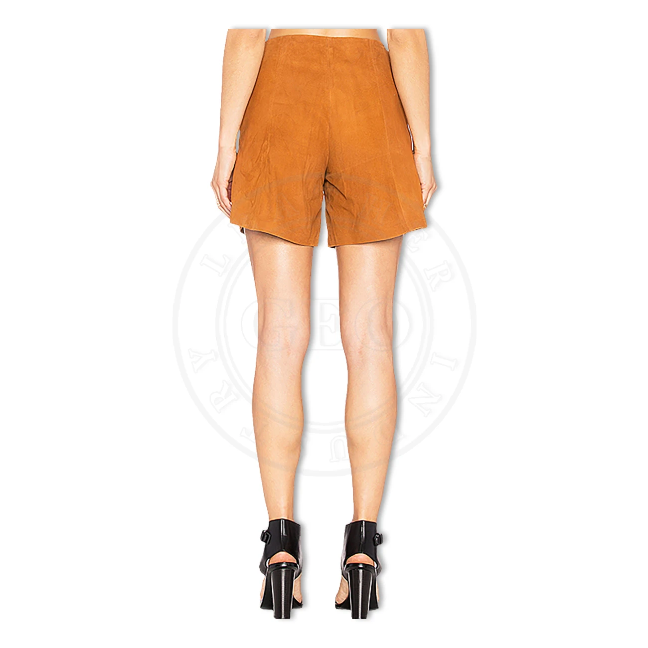 Genuine Suede Leather New Arrival Season Sheep Skin Shorts For Women