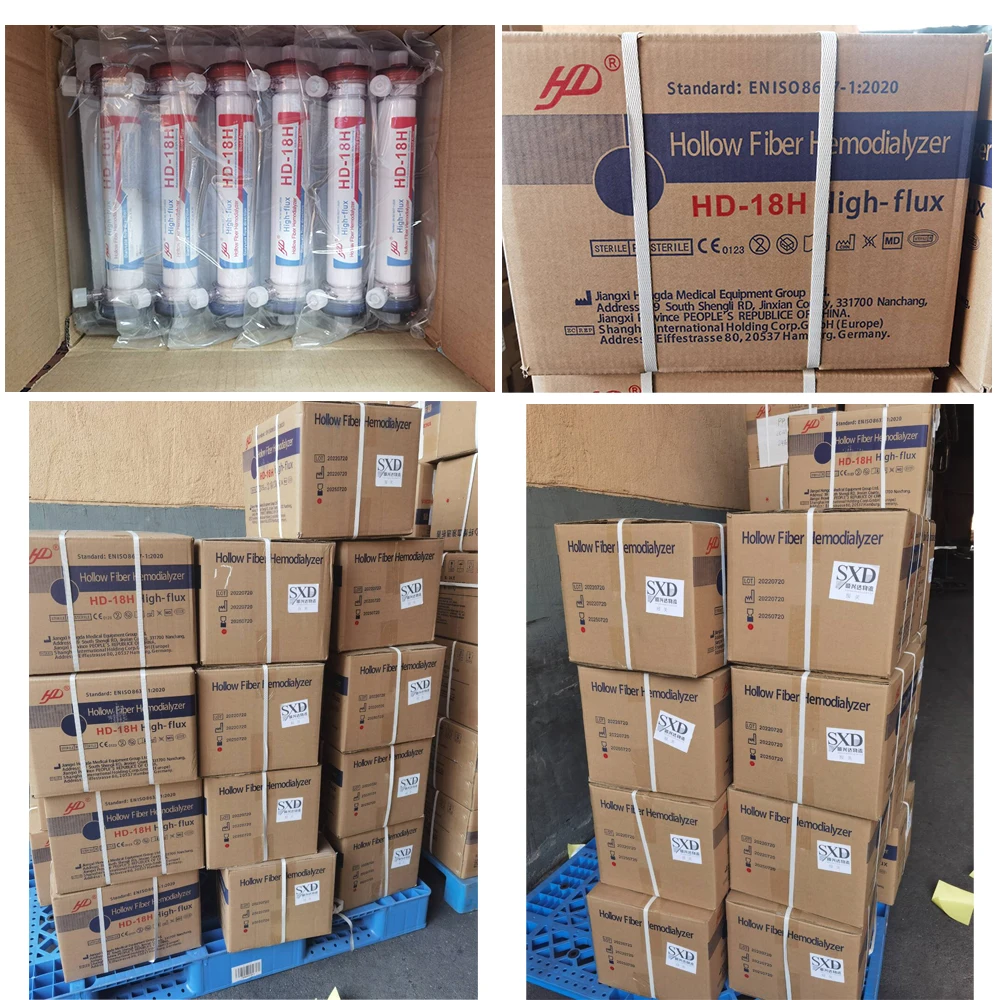 Disposable Hemodialysis Dialyzer Filter Fiber Hollow Fiber Dialyzer