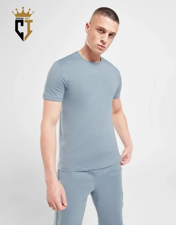 2023 New stylish plus size Black plain custom logo printed Good quality 100%cotton 260gsm t shirts for mens