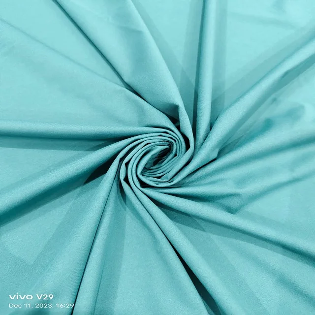 Everlon stretch 100% poly 180gsm Fabrics for T Shirt Track Paint Jogger uses in topwear and activwear