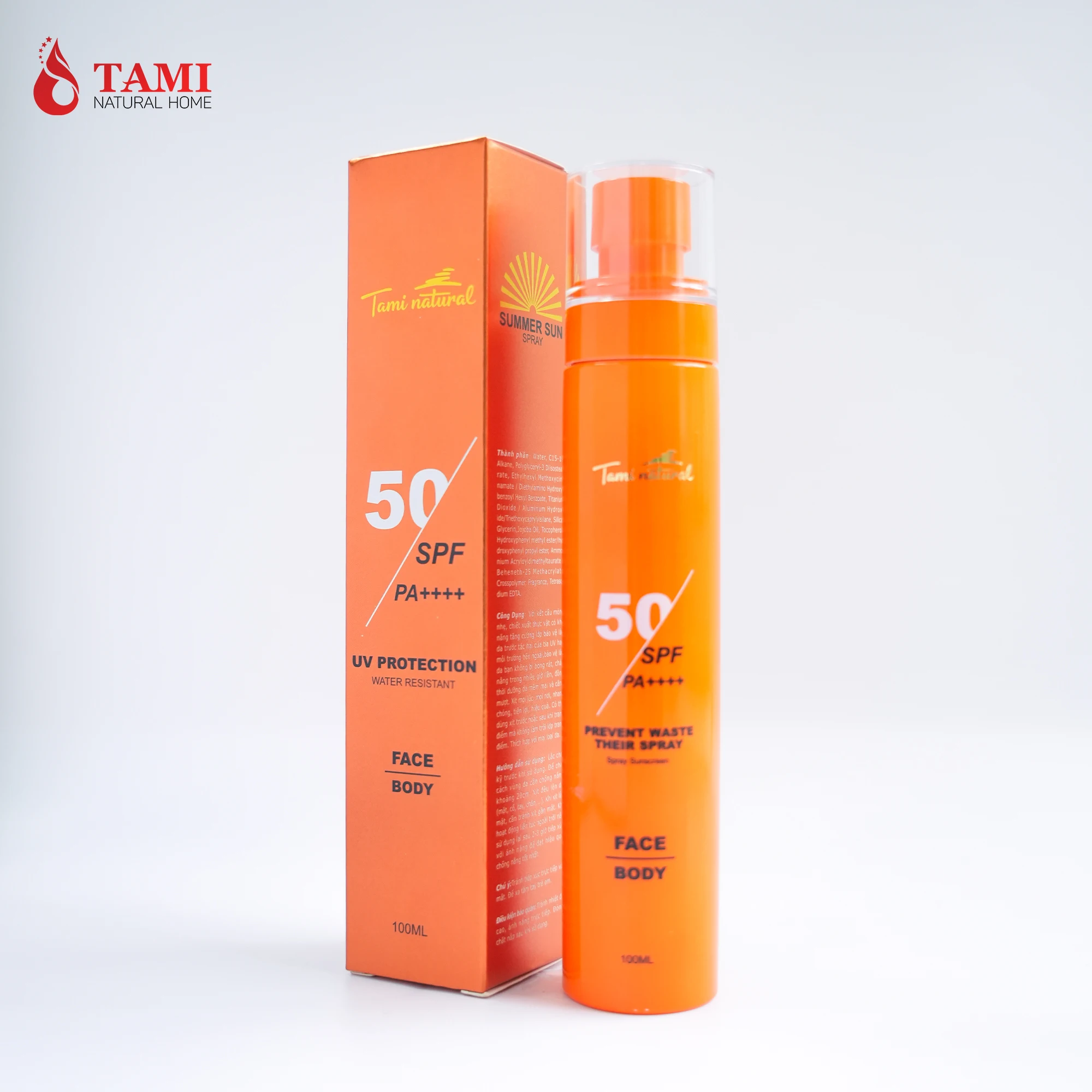 Бестселлер ежедневного использования 3 года срока годности SPF 50 + PA ++++ летний Солнцезащитный спрей для макияжа от Вьетнама