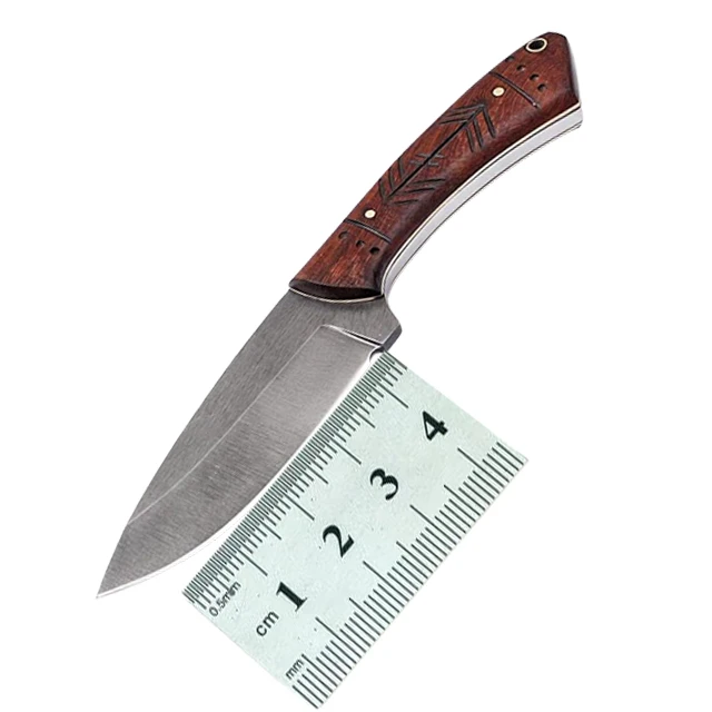 New Design Custom Handmade Carbon Steel High Quality  Chef Kitchen Knife Wood Handle  With Cover