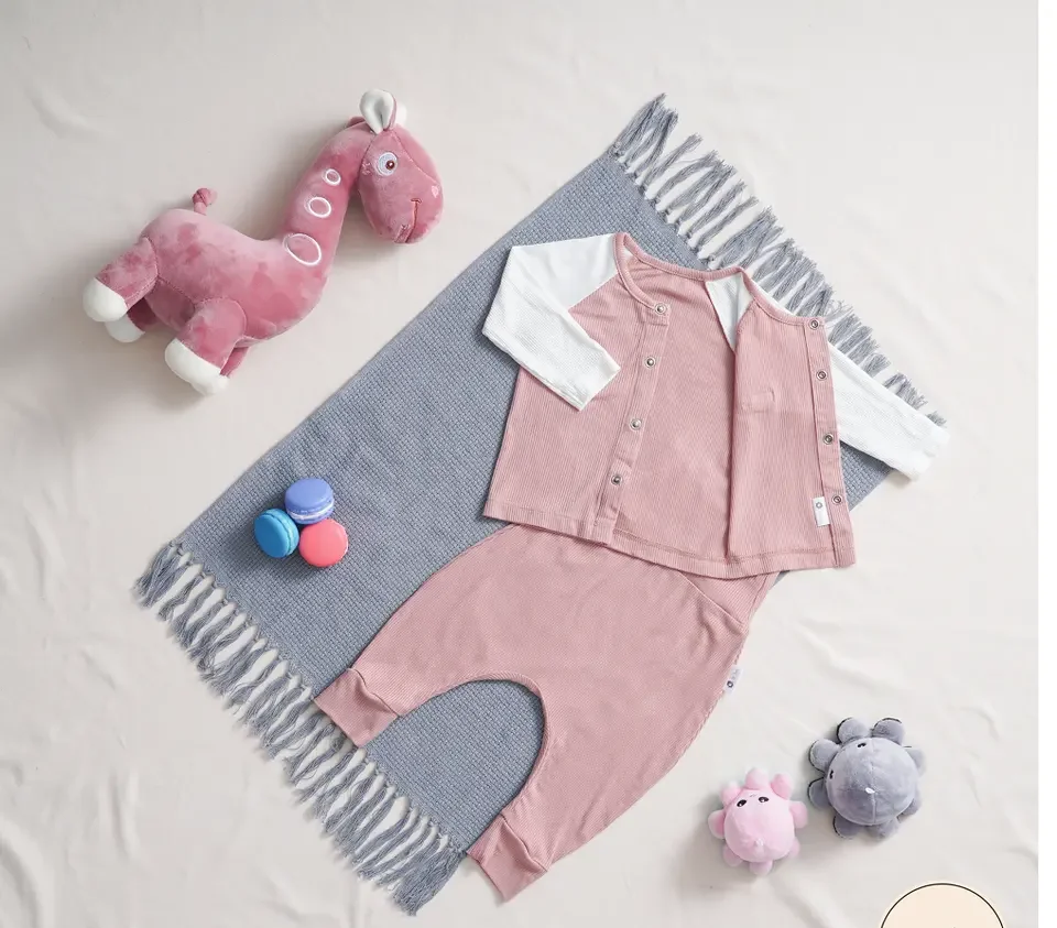 95% Cotton 5% elastane Newborn Clothing 0-6 months Breathable Boys clothing sets Items In-Stock Made in Vietnam