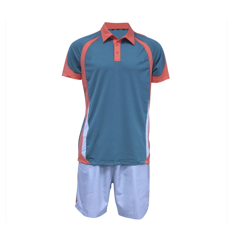 Custom private label Table Tennis Clothes Quick Dry Men Badminton Shirt and Shorts breathable Table Tennis Uniform