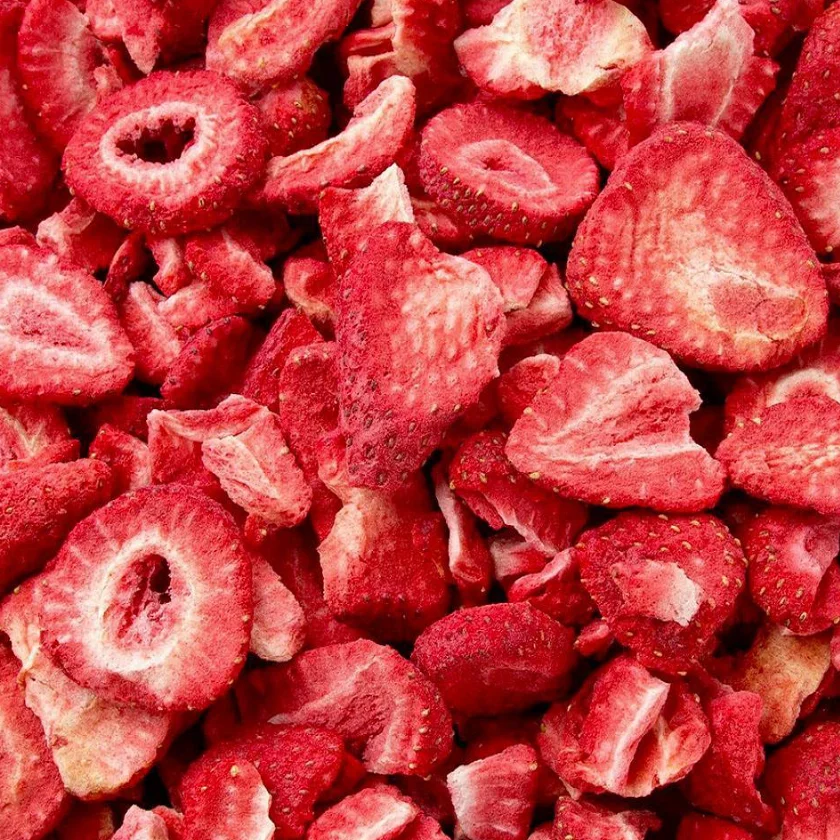 Оптовая продажа замороженные сушеные фрукты натуральная сублимированный клубника оптом/нарезанная