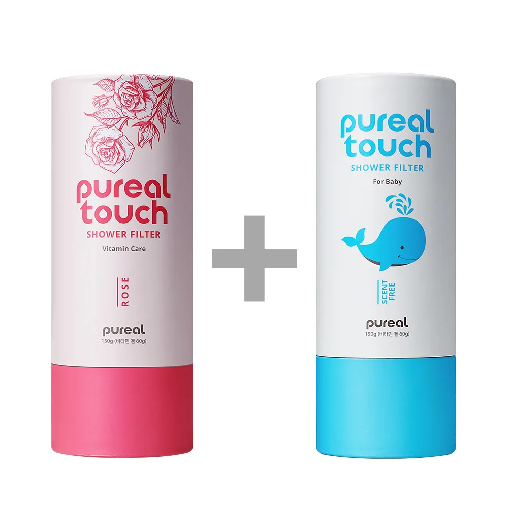 Витаминный фильтр для душа PUREAL Touch (150 г)-без запаха клубника | Очиститель