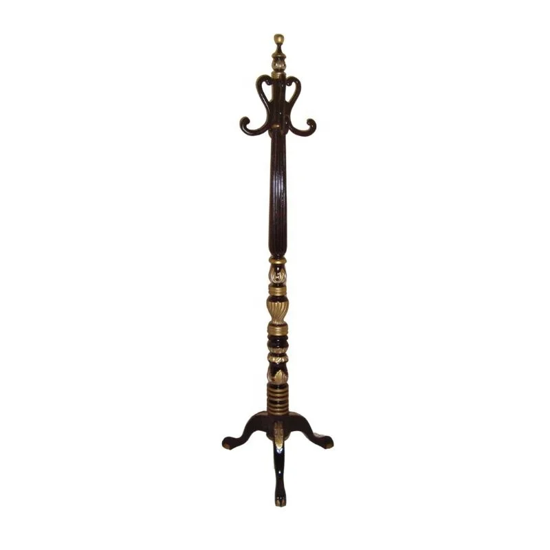 Wooden Clothes Stand Coat Rack Hat Stand Furniture Accessories Antique Coat Hanger for Home Office Hotel Bedroom Furniture