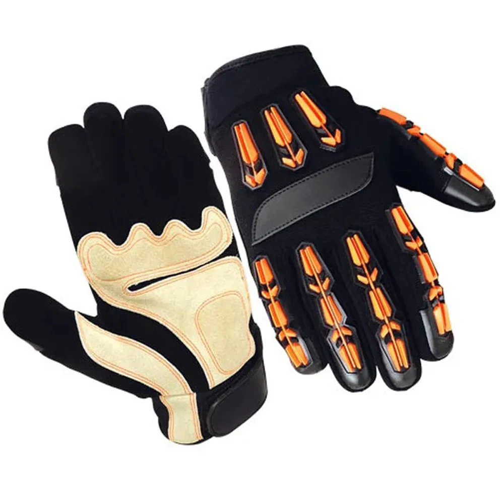 High Quality Heavy-Duty Mechanic Work Gloves TPR Impact Resistant Anti-Cut & Anti-Slip Excellent Construction Work Protection