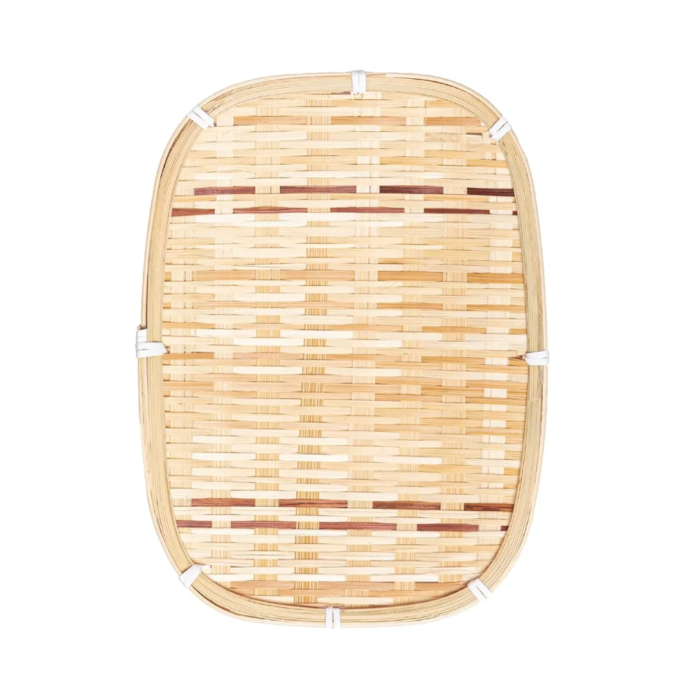 Vietnamese Supply Rectangular Bamboo Serving Trays for Food Snacks Holder Handwicker Cheap Price Wholesale
