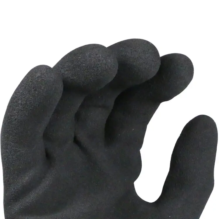 Rubber Sabdy Thumb Dip Latex Coated Household Working Safety Latex Garden Waterproof Gloves