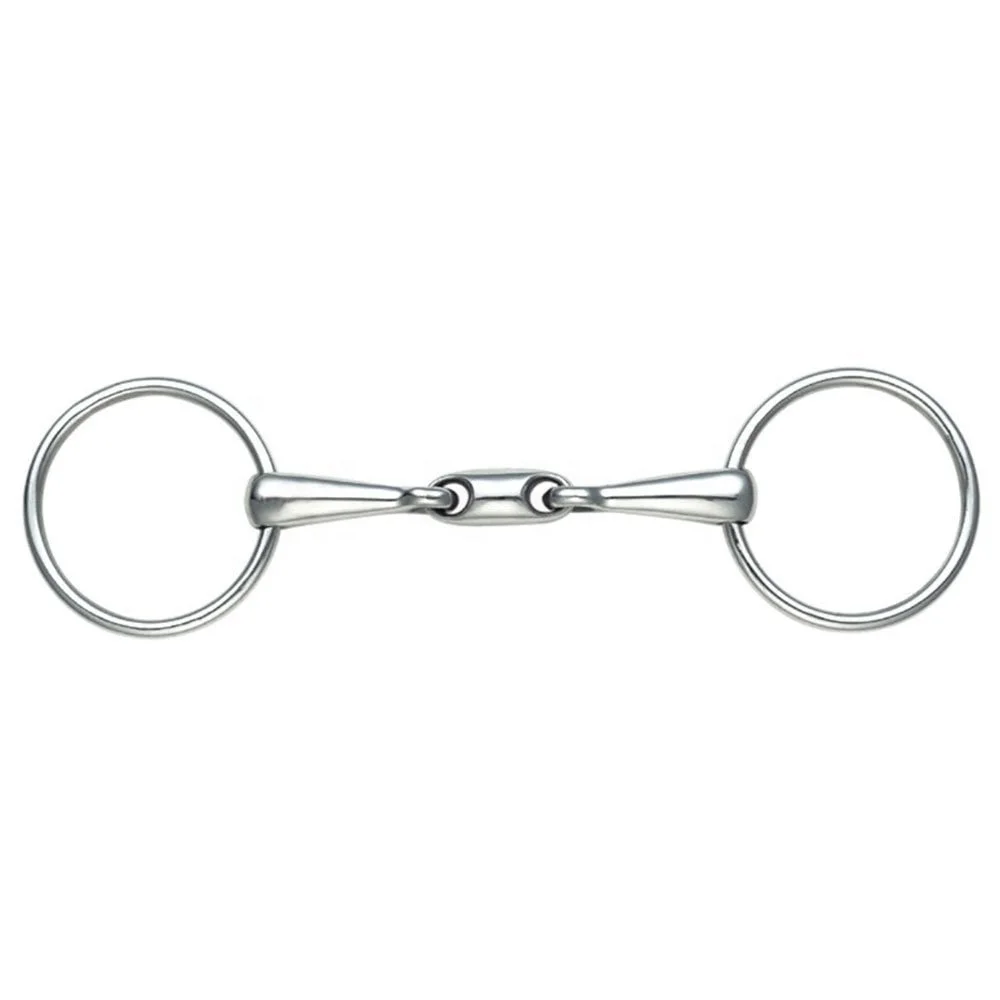 New Style German Steel Horse Equipment Shaped Bits 2022 Wholesale Horse Bits Snaffle Factory Custom bits Horse Racing by Canleo