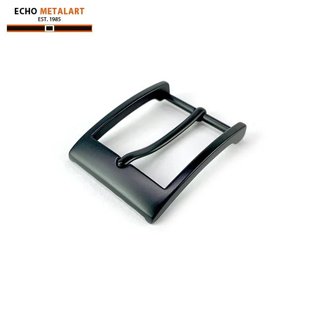 black belt buckle 40mm brass