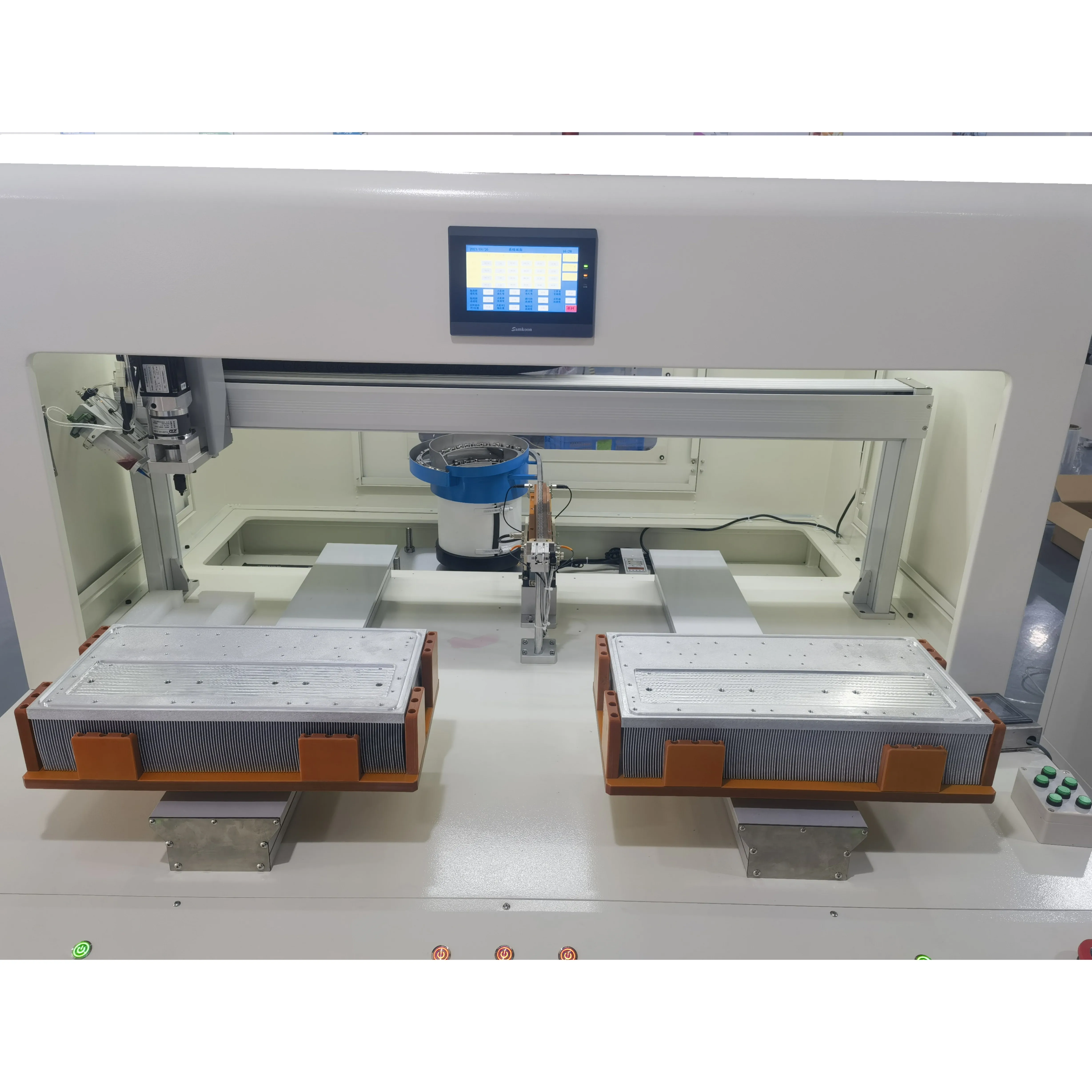 BBA Automatic Coil Screw Tightening Machine Stainless Steel Wire Screw Sleeve assembly machine  for Stator Casing of Car Starter