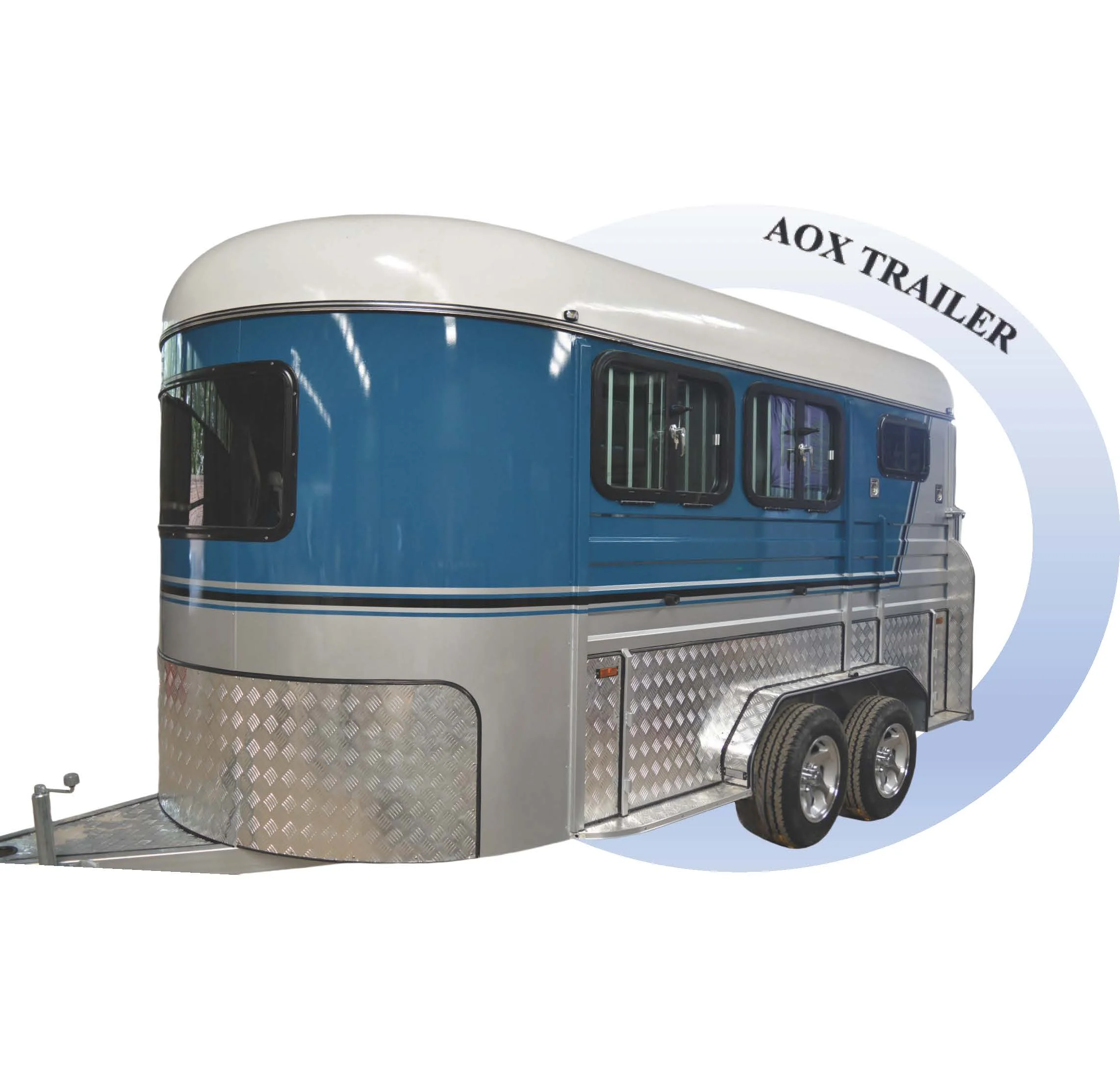 New Design Durable And High Quality Can Customized Horse Truck Easy To 2 Horse Float 2HAL-D