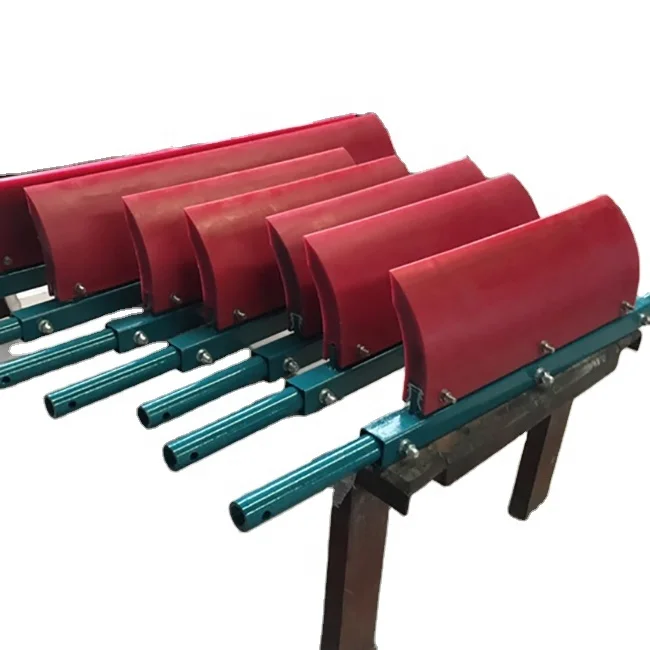 Heavy duty Conveyor  Primary Belt Cleaners system Installed on Conveyor Head Pulley Customized